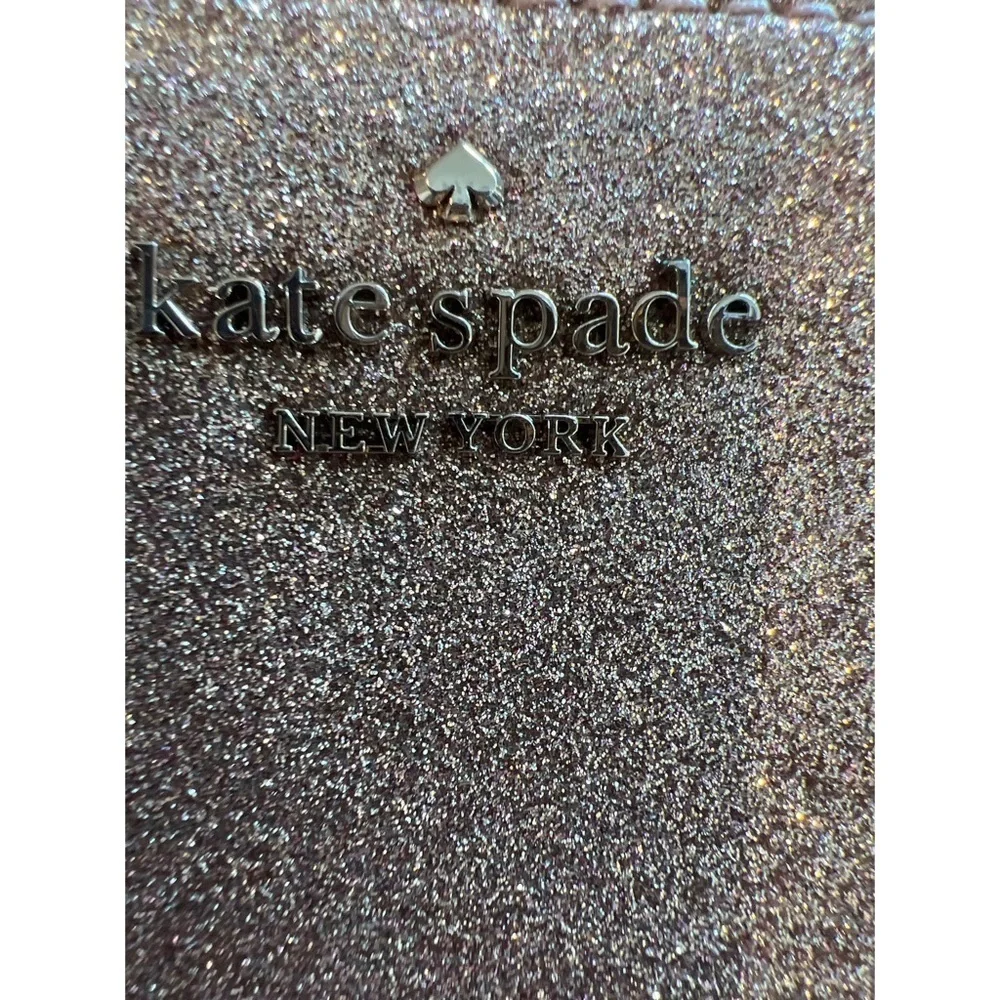 Kate Spade Small Glitter Cosmetic Bag